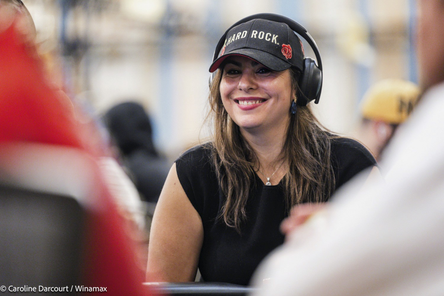 Audrey Verlomme à une table de poker